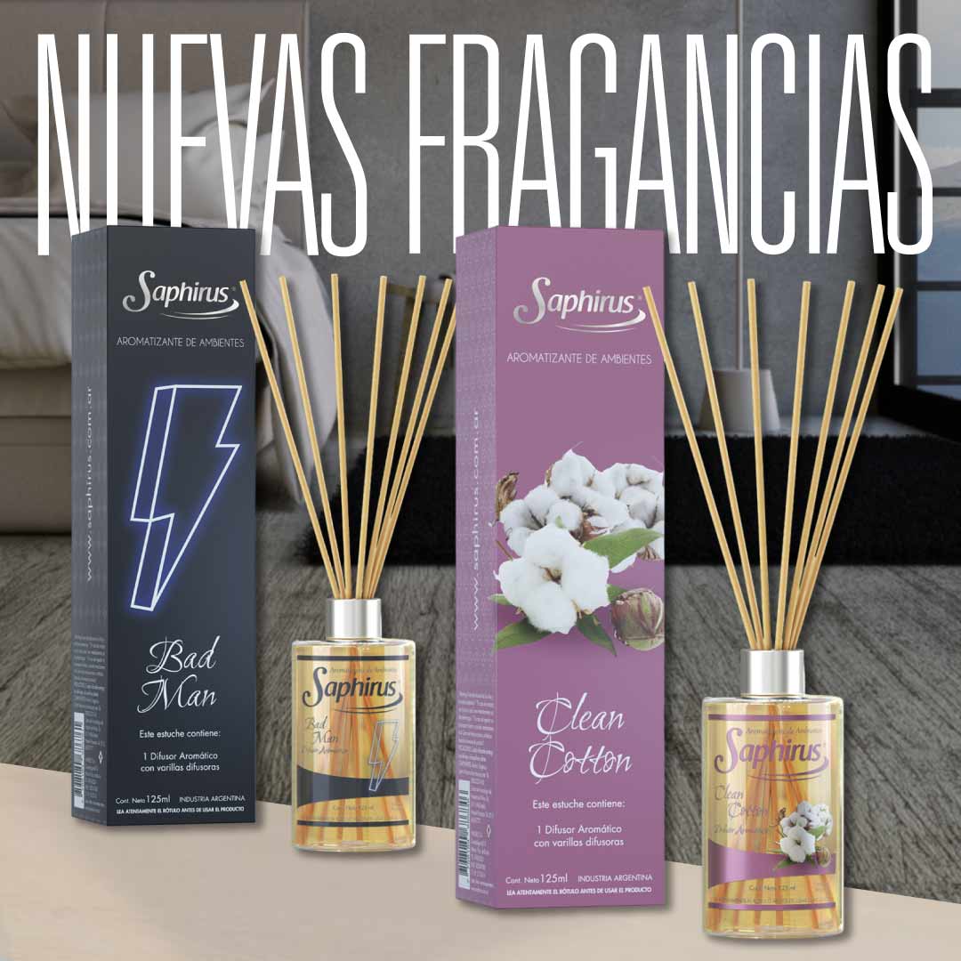 Difusor Saphirus Clean Cotton- Bad man